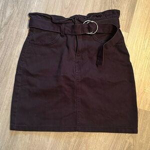 Denim Skirt w/ Belt